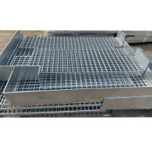 Galvanized Walkway Floor Steel Gratings Platform with Kickplates
